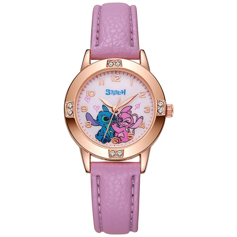 Schattige Stitch kinderhorloge