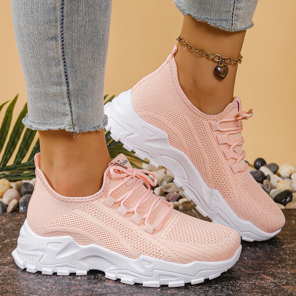 Chunky gebreide plateausneakers - afbeelding 29