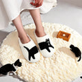 Pluche kattenprint pantoffels - afbeelding 7
