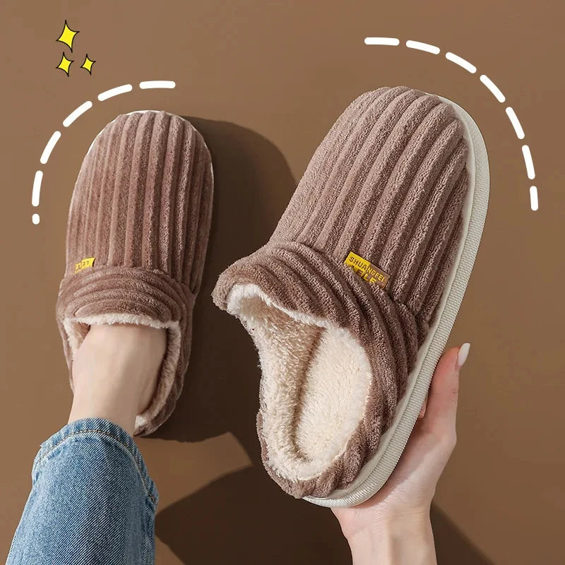 Warme gevoerde pantoffels - afbeelding 24
