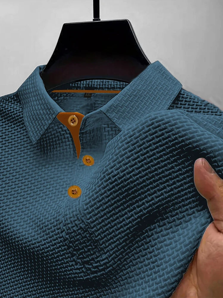 Heren Ice Silk Polo T-shirt