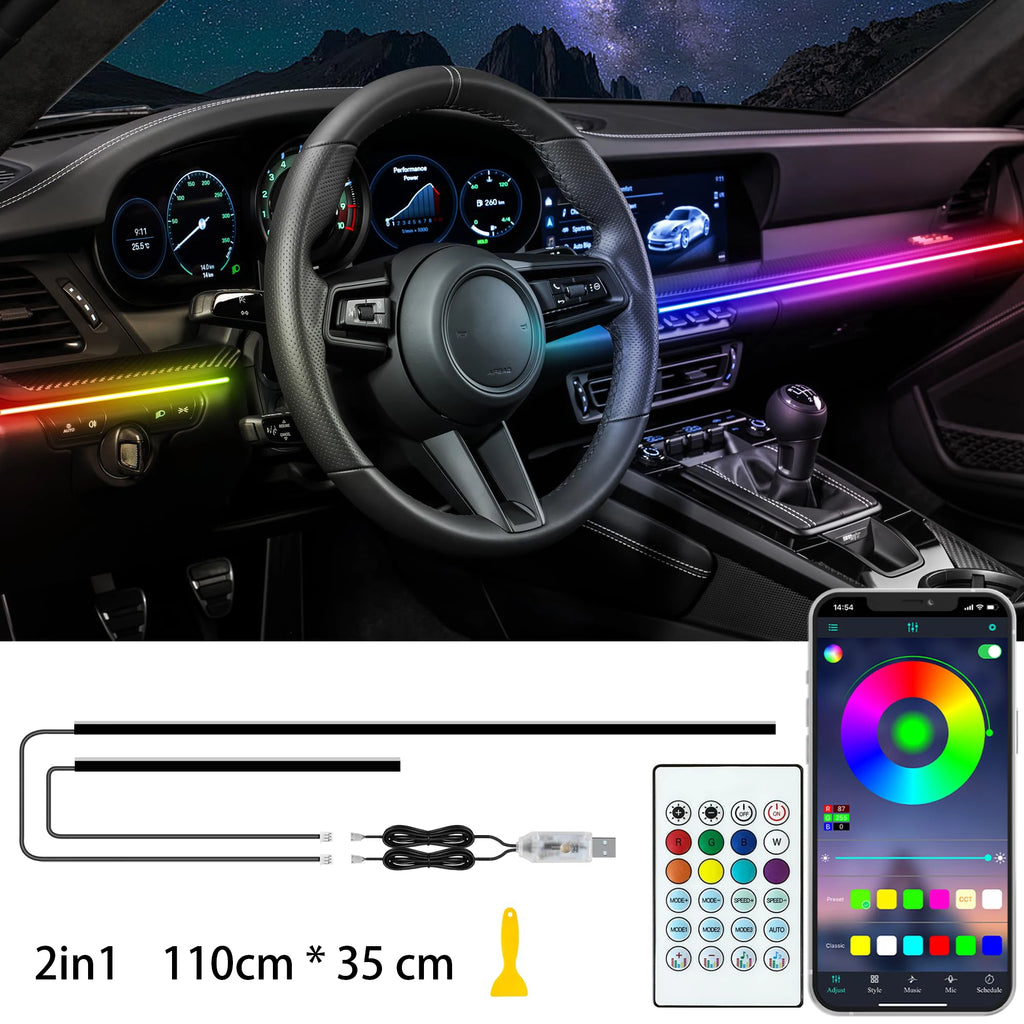RGB Ambient LED Sfeerverlichting voor Tesla
