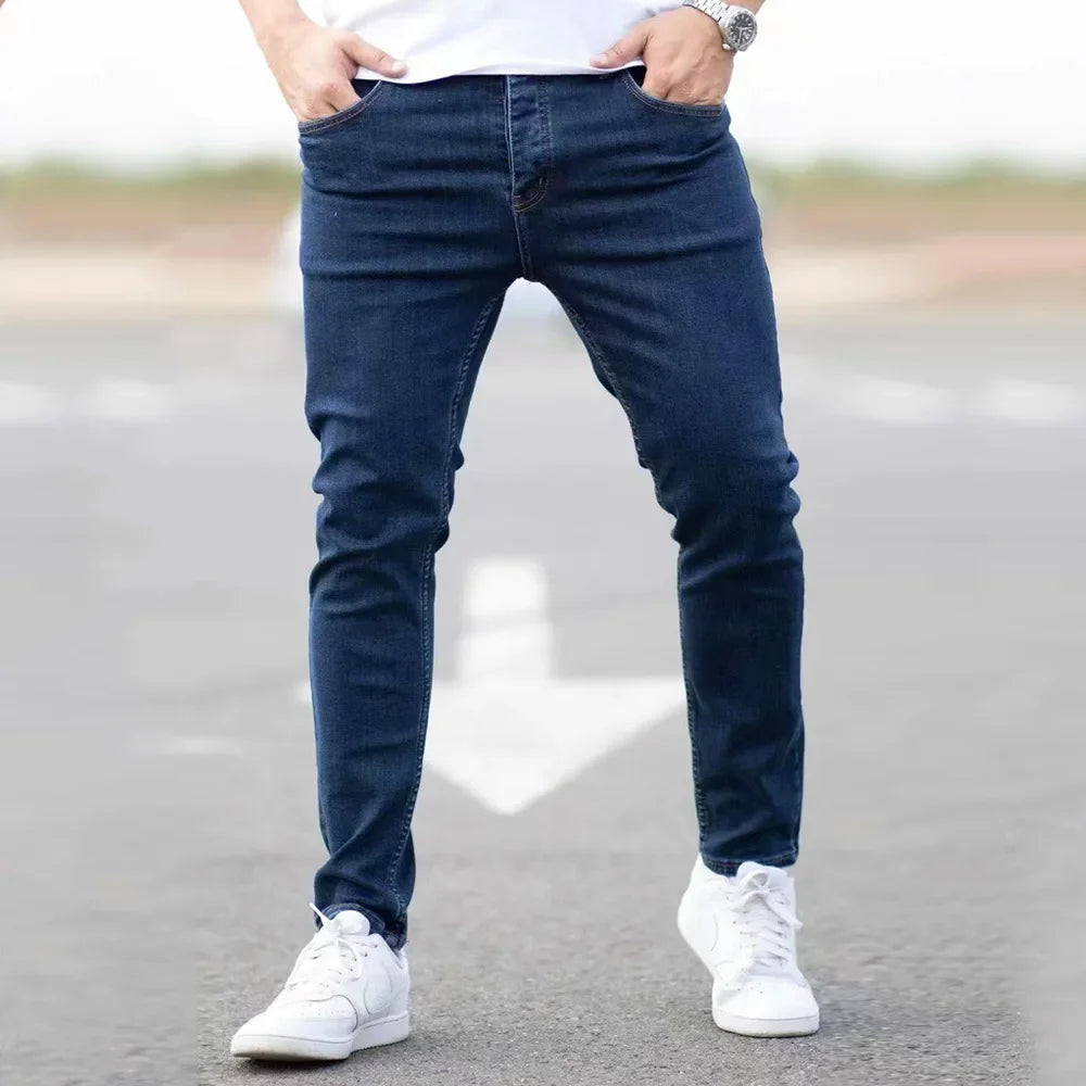 Skinny jeans met stretch