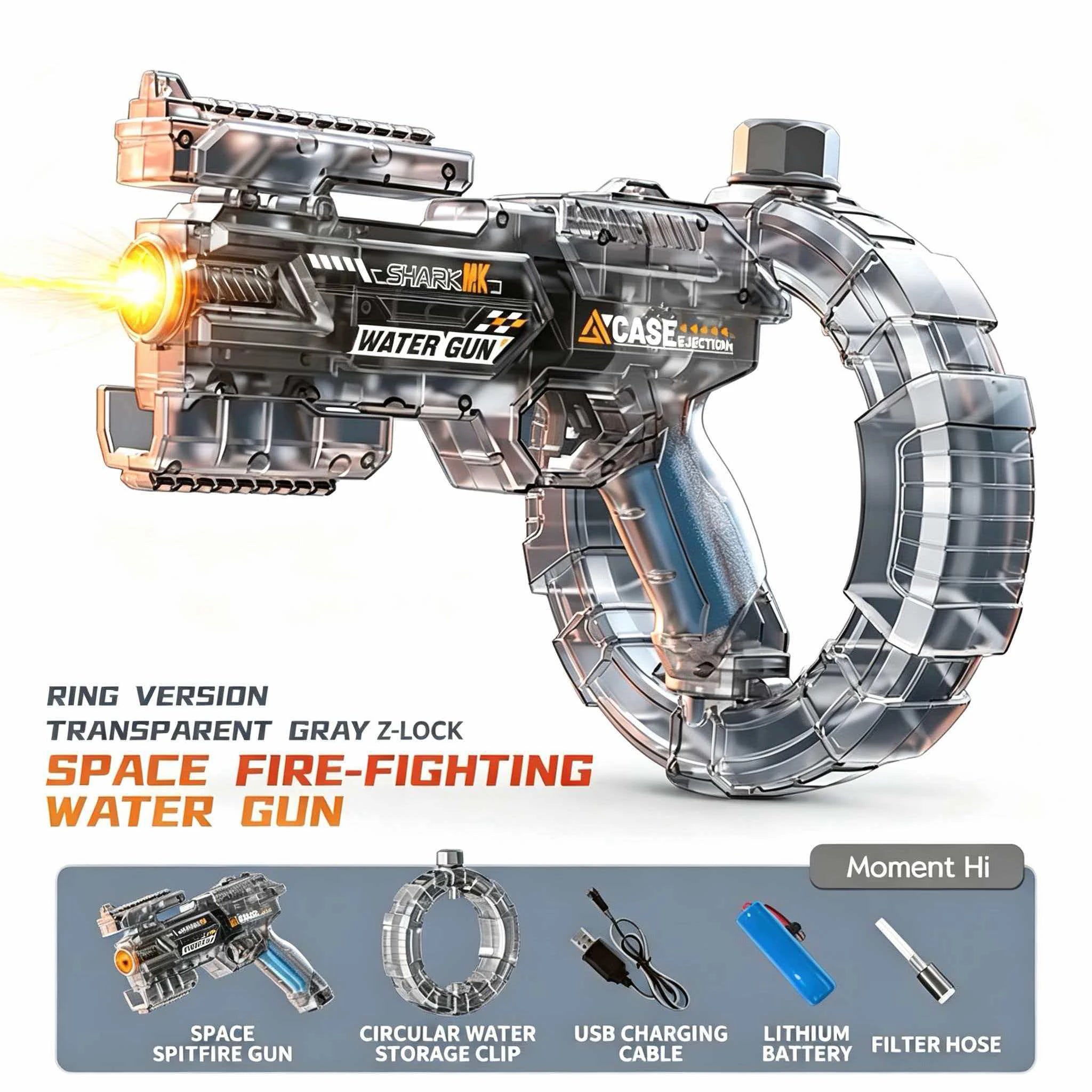 Elektrisch waterpistool met lichteffecten