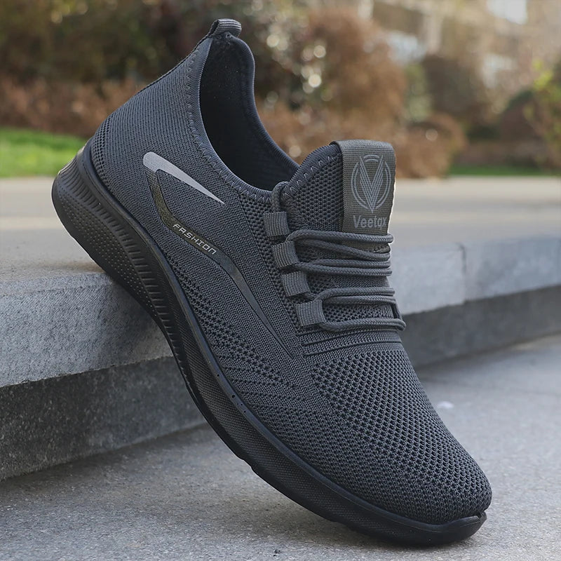Lichte herensneakers met veters - afbeelding 13