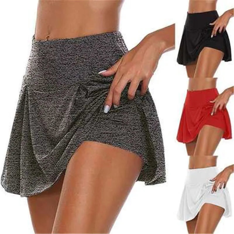 Modieuze damesrok met hoge taille en stijlvolle two-piece look