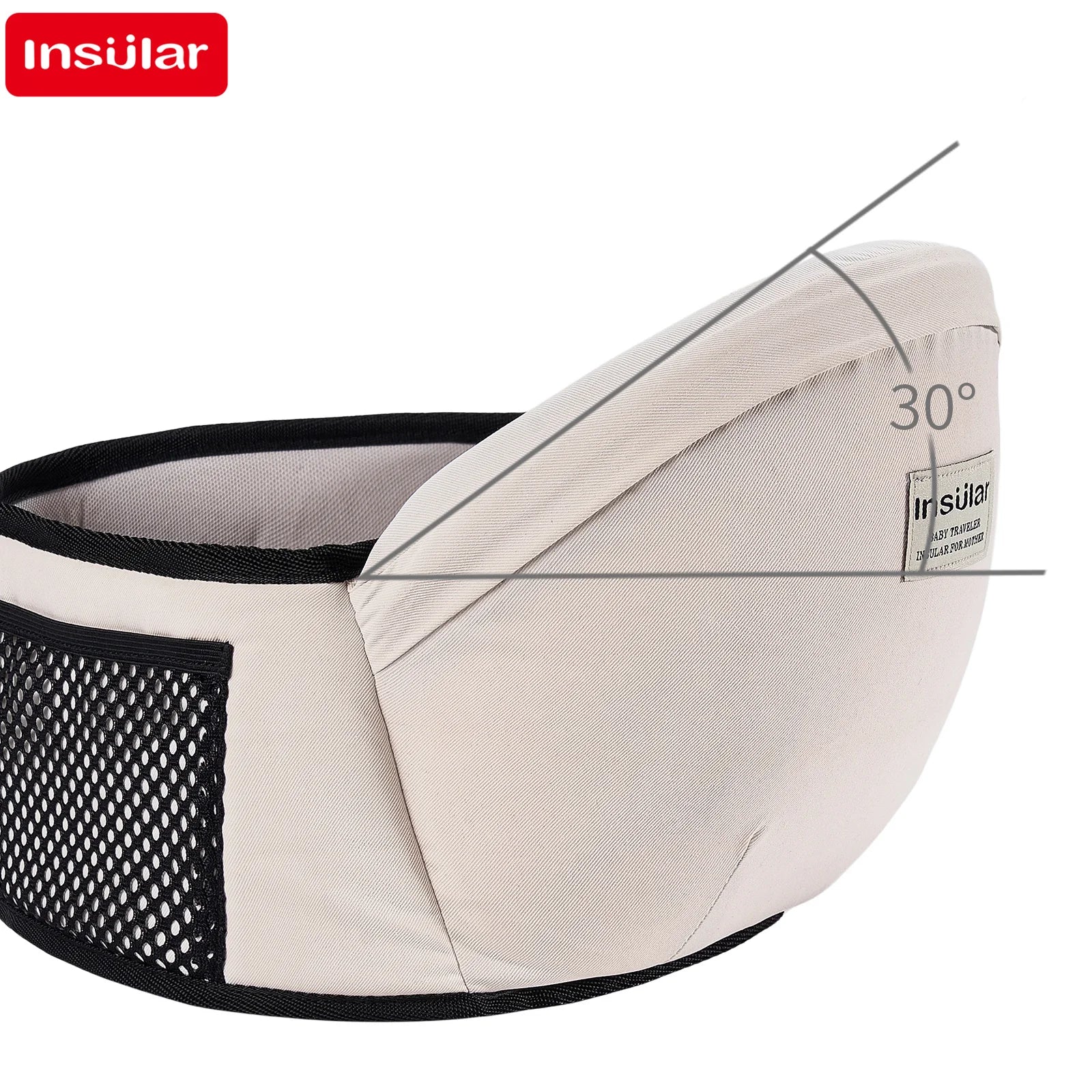 Ergonomische baby draagzak met heupzitje
