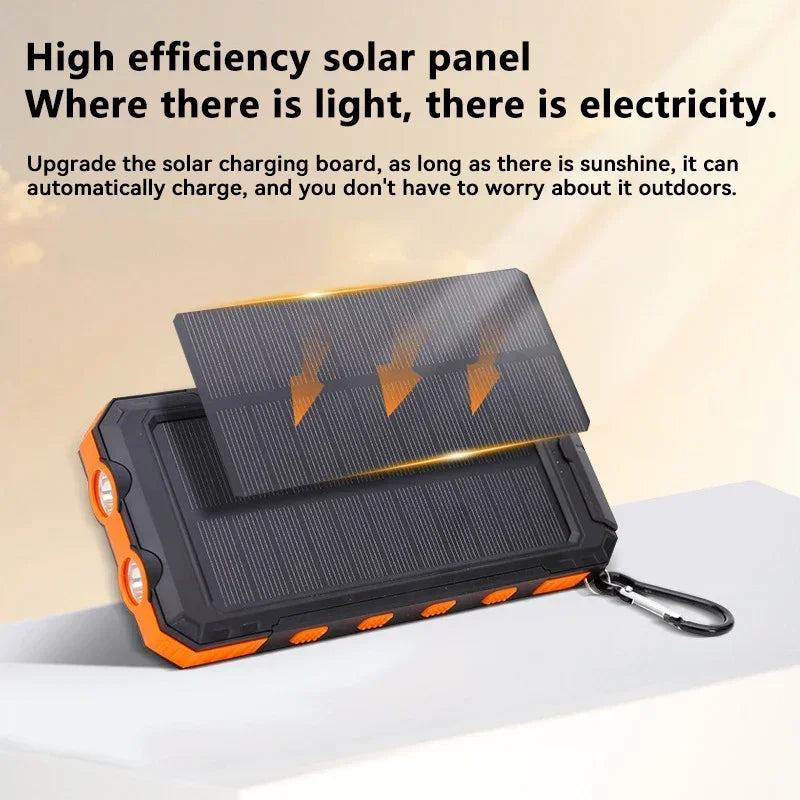 30000mAh draagbare solar powerbank