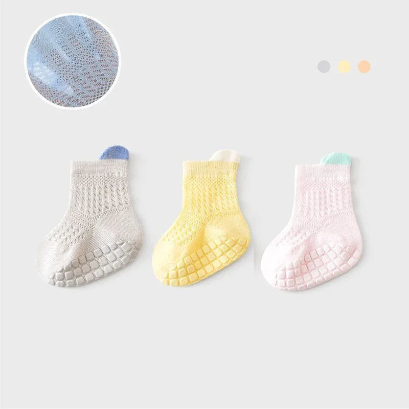 Ademende babysokken (set van 3)