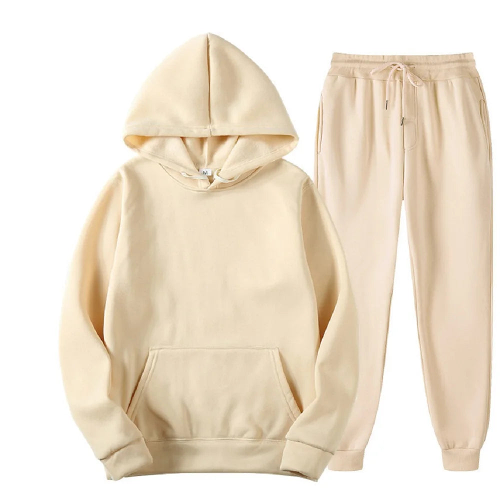 Basic joggingpak met capuchon - afbeelding 14