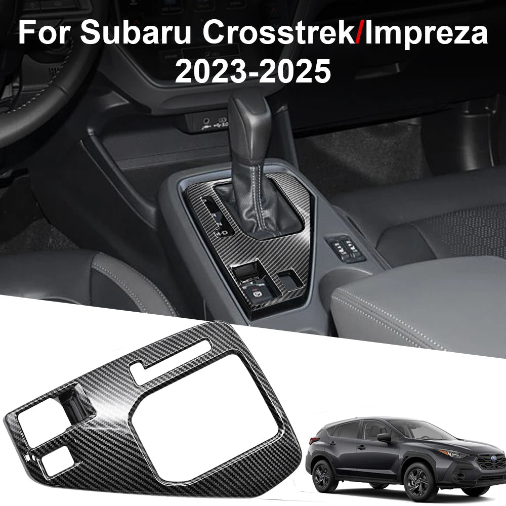 Carbon Fiber Interieur Sticker Versnellingspaneel (Subaru Crosstrek/Impreza)