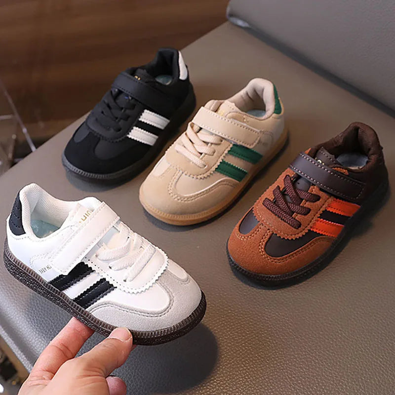 Sportieve PU leren kinderschoenen