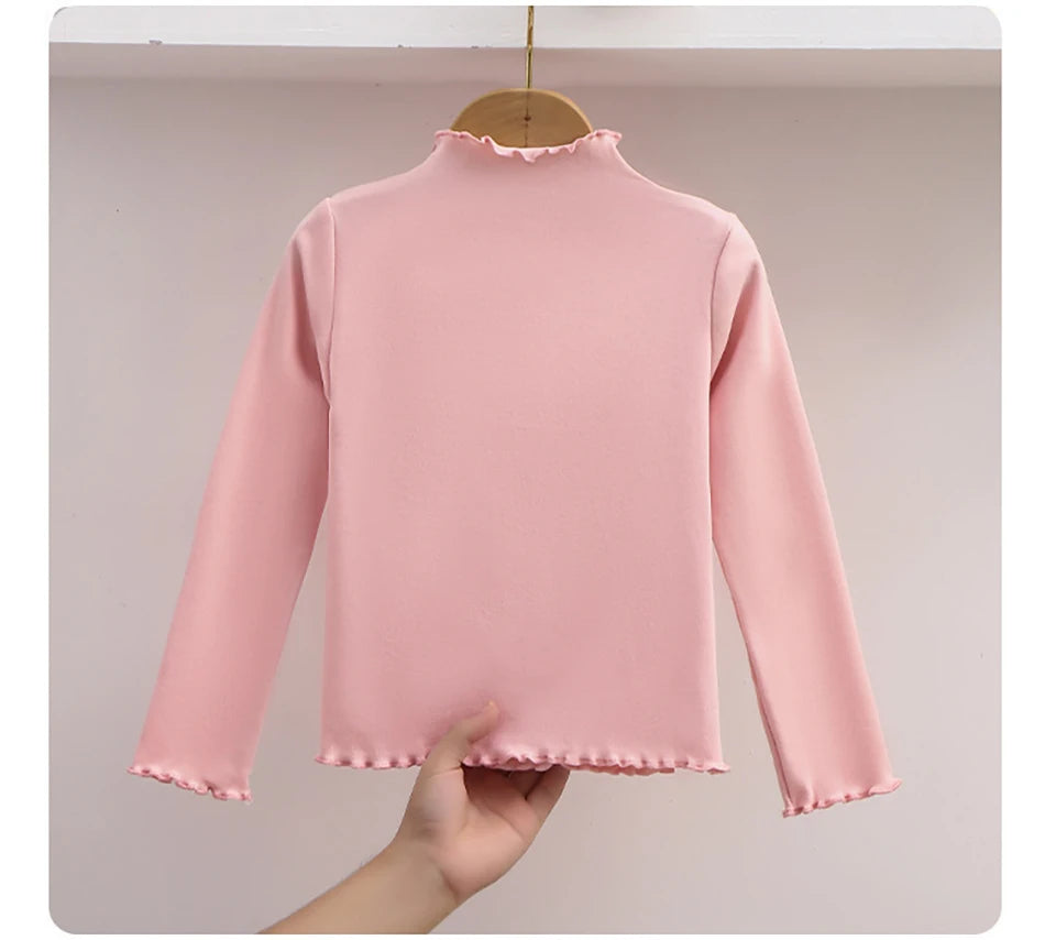 Meisjesshirt met ruchekraag - afbeelding 6
