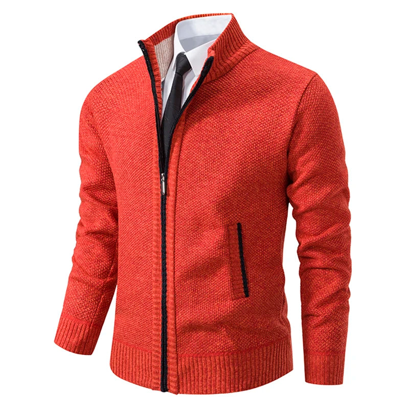 Gebreid herenvest met fleece - afbeelding 23