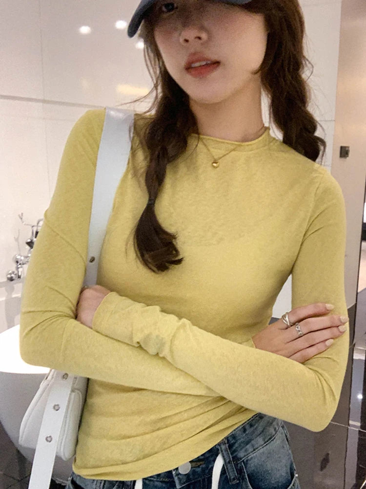 Basic shirt met lange mouwen - afbeelding 27