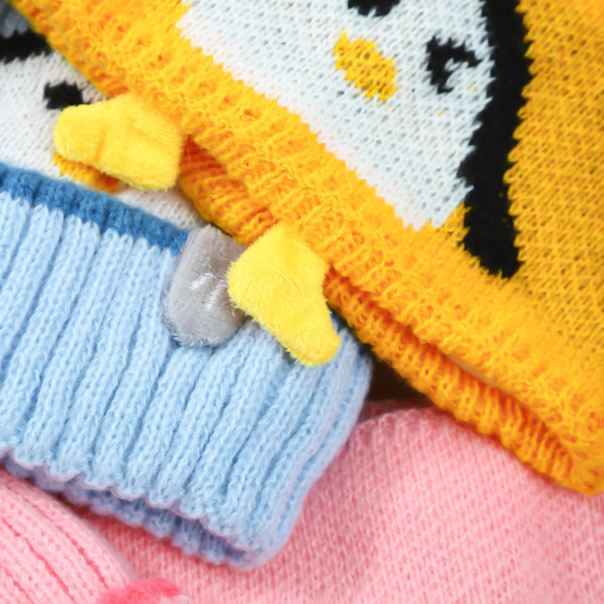 Kindermuts en sjaal met pinguïn - afbeelding 4