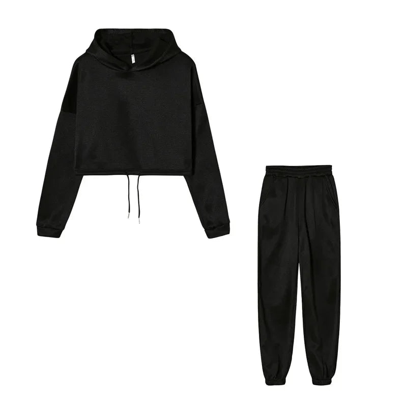 Cropped hoodie en joggingbroek - afbeelding 17