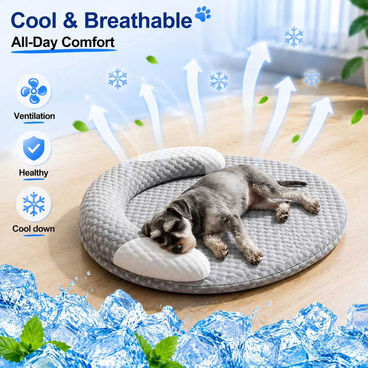 Ice Silk verkoelende dierenmat