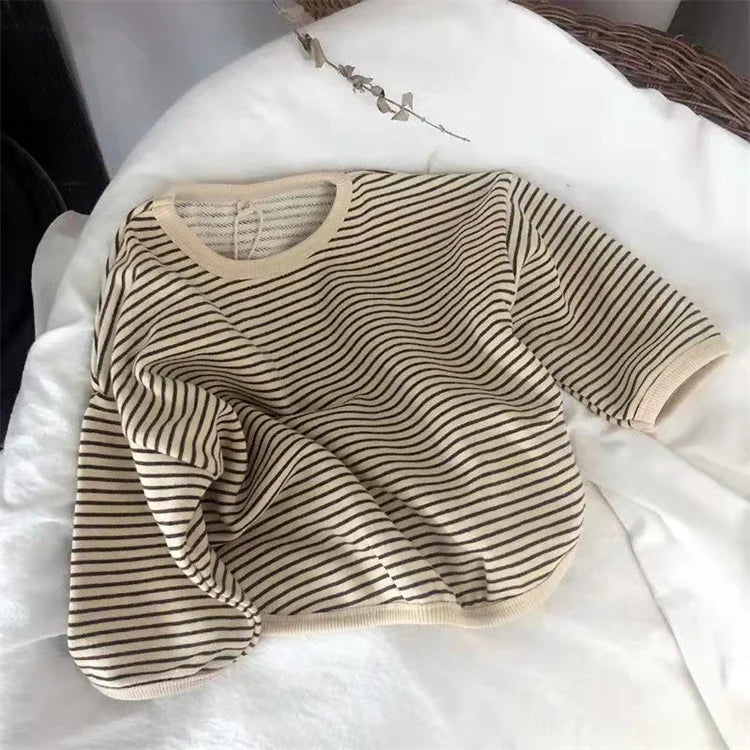 Gestreept kindershirt - afbeelding 9