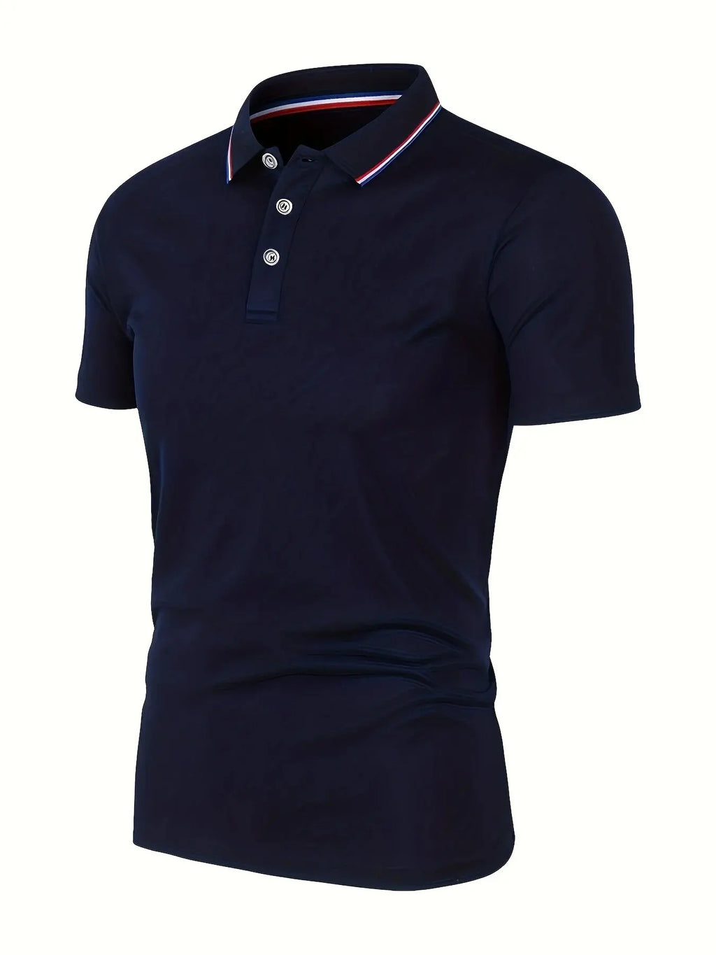 Herenpoloshirt met streepkraag - afbeelding 38