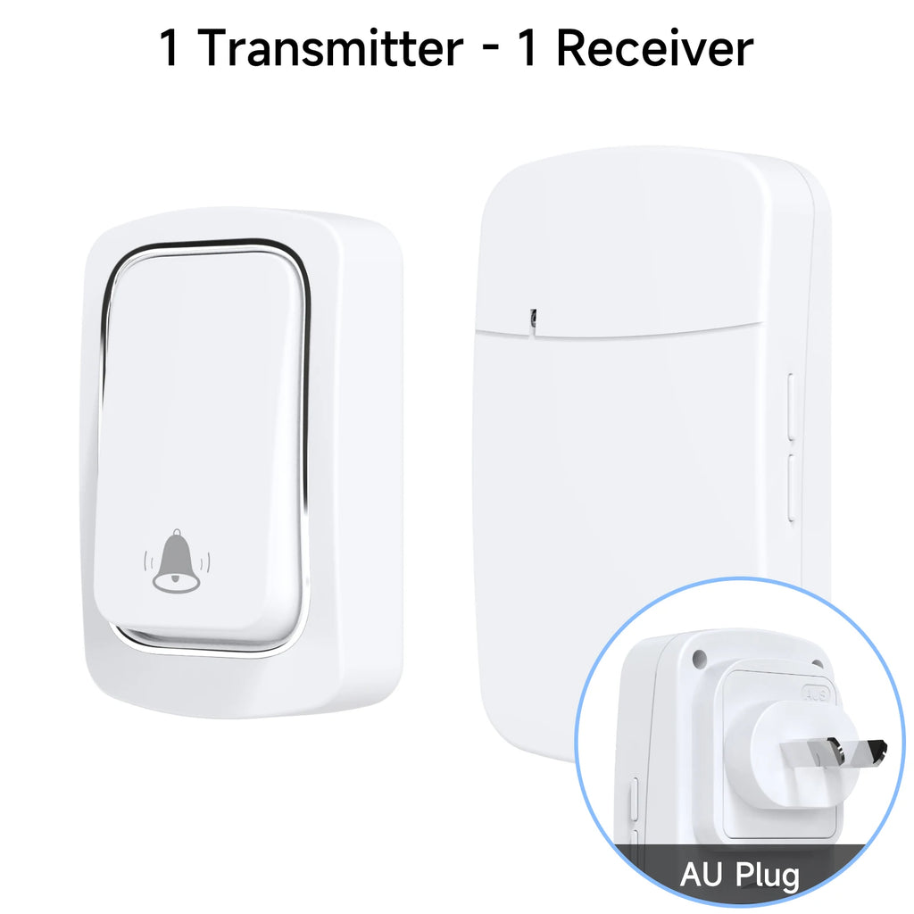 Draadloze deurbel zonder batterij, waterdicht