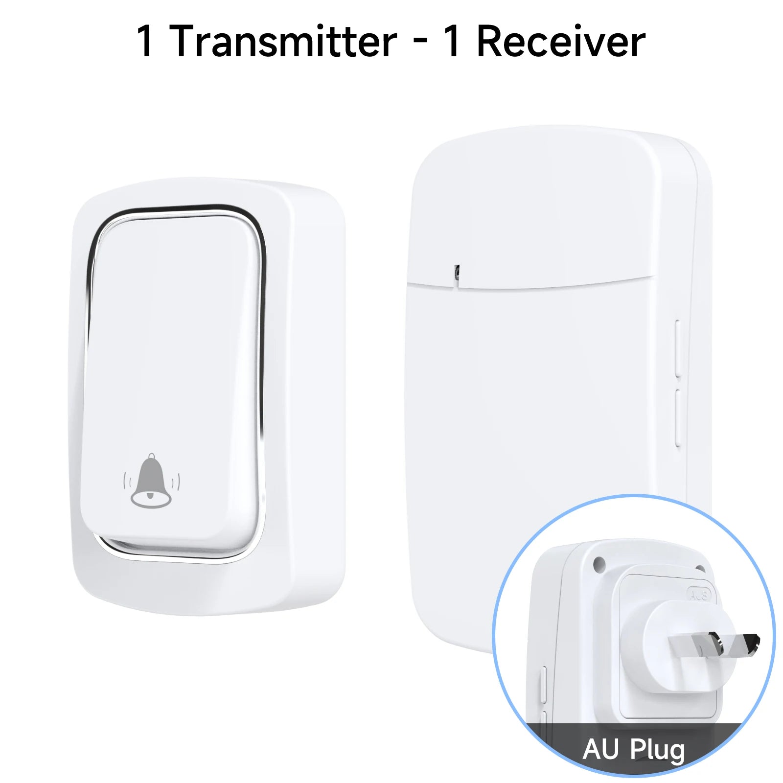 Draadloze deurbel zonder batterij, waterdicht