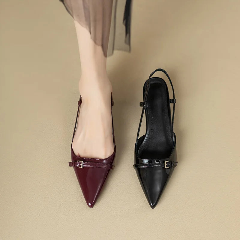 Lakleren slingback pumps - afbeelding 7