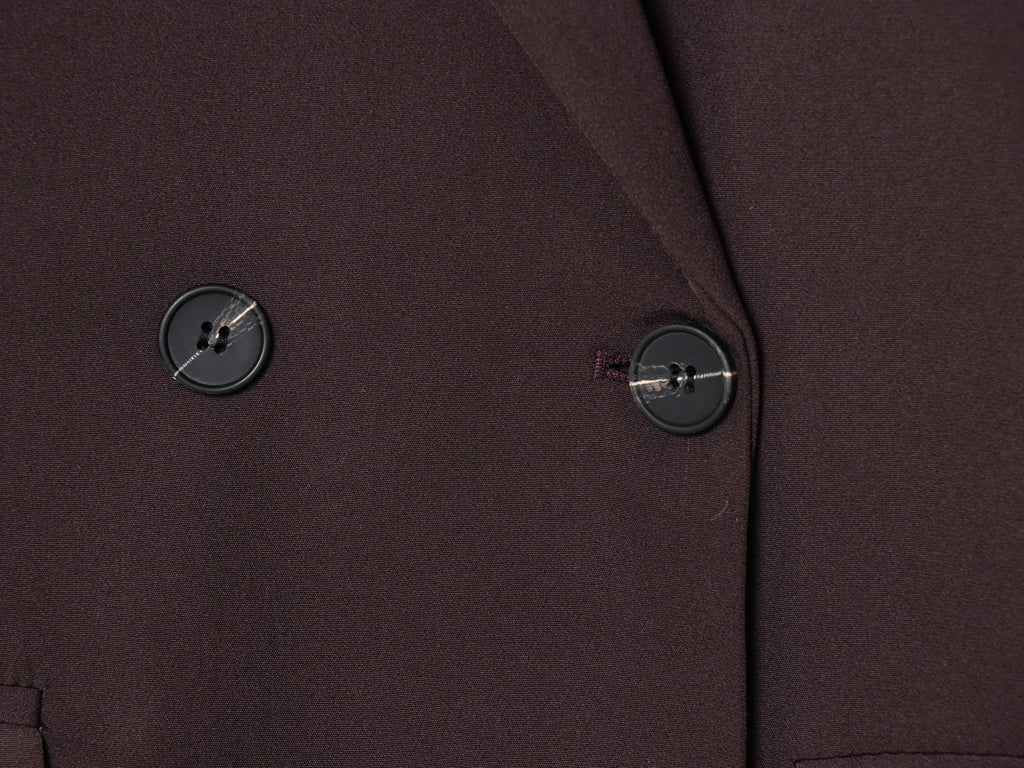 Oversized blazer met dubbele rij knopen - afbeelding 5