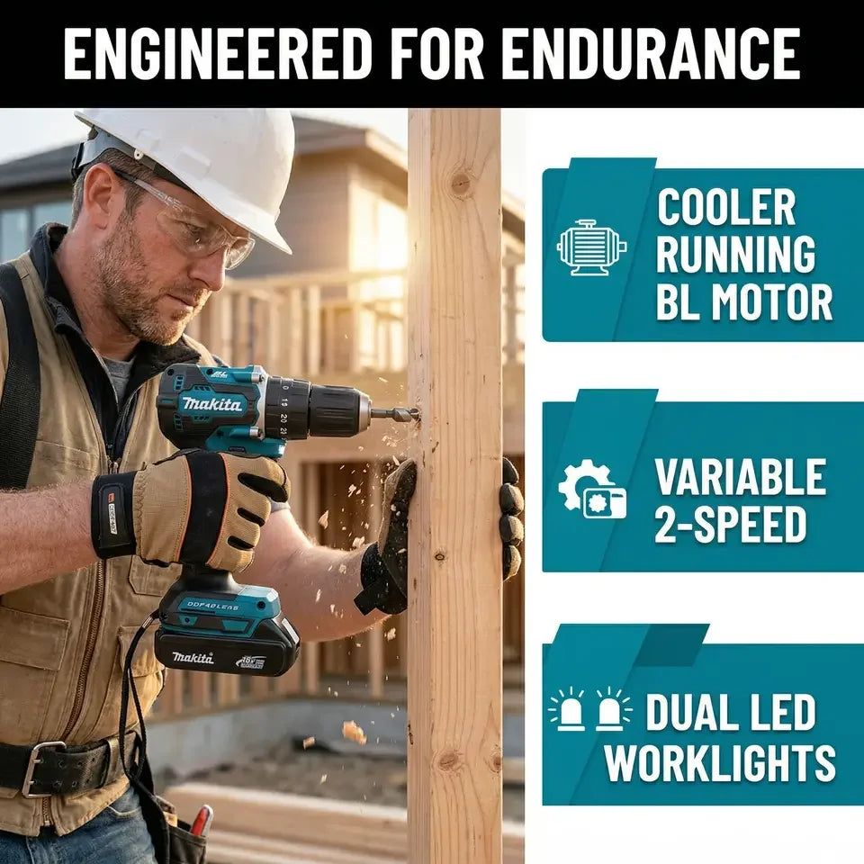 Makita DDF487 Accuboormachine Brushless 18V