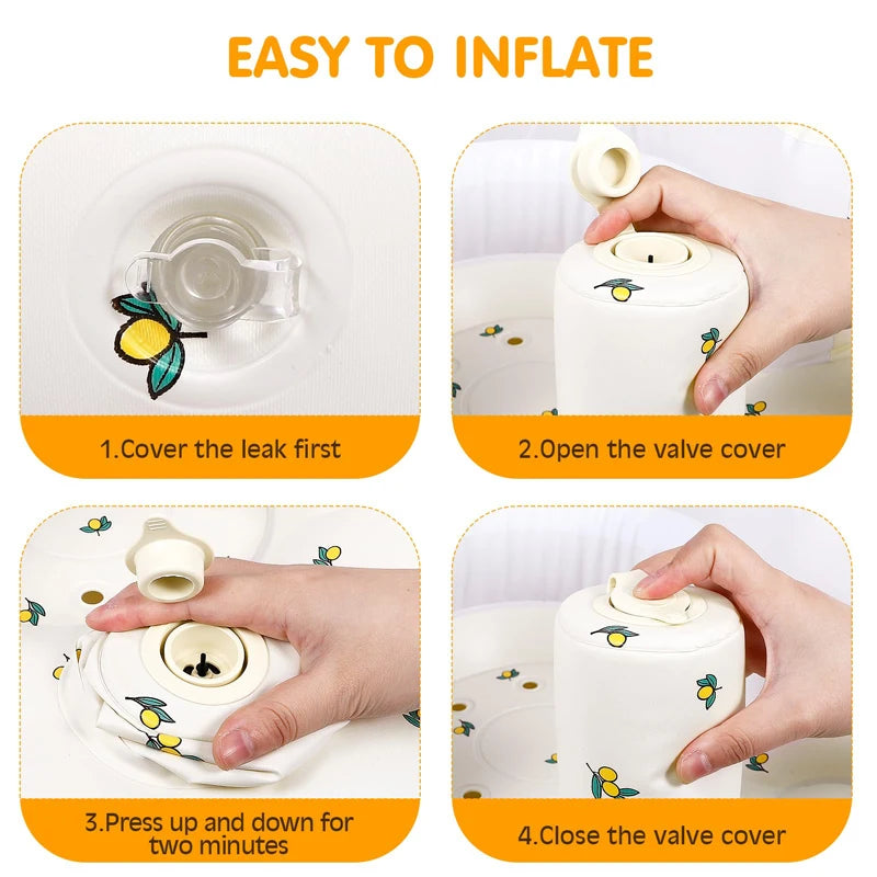 Opblaasbare babysofa