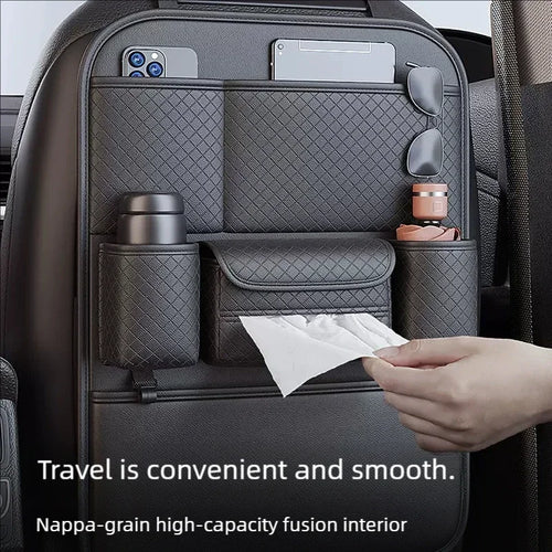 Auto Achterbank Organizer met Anti-Trap Mat