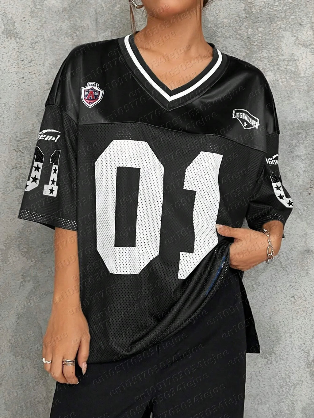 American Sports V-hals T-shirt
