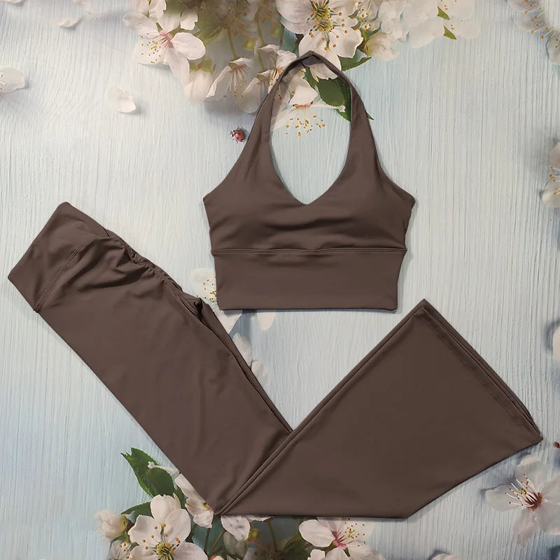 Yogaset met flared legging - afbeelding 44