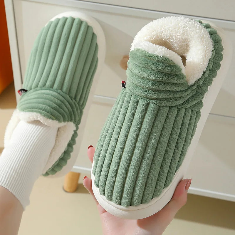 Warme gevoerde pantoffels - afbeelding 3