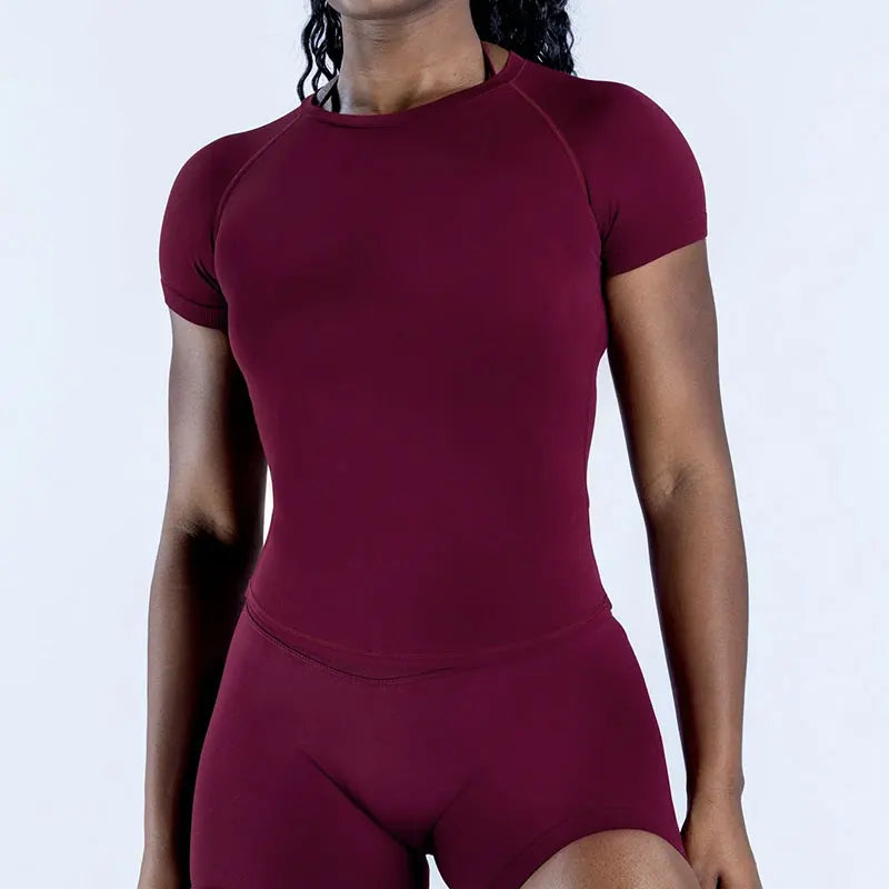 Dames ribbed yoga 2-delige sportset