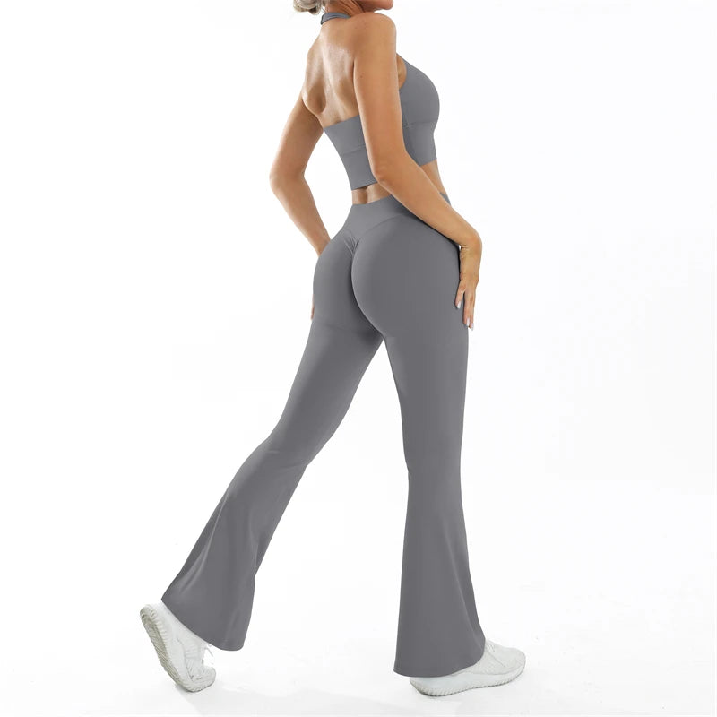 Yogaset met flared legging - afbeelding 35