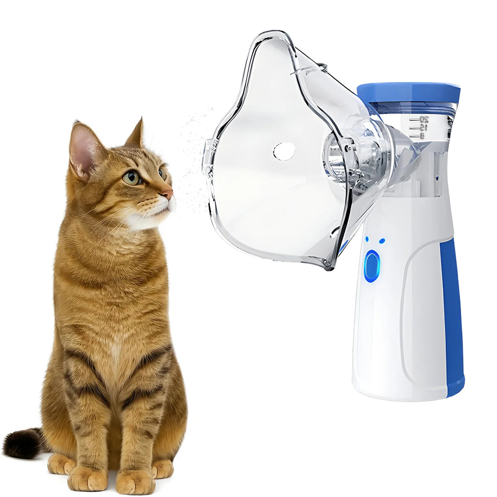 Inhalator voor huisdieren met ademhalingsproblemen