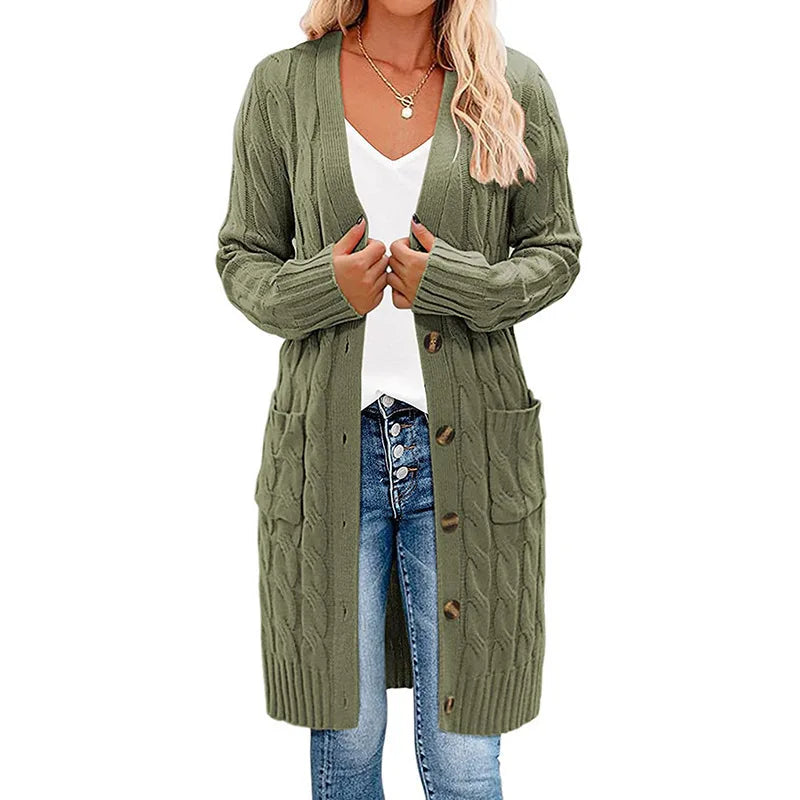 Losvallend gebreid vest