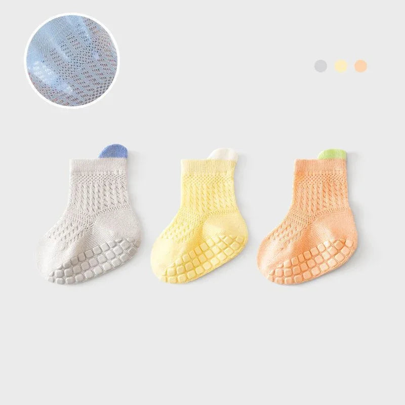 Ademende babysokken (set van 3)
