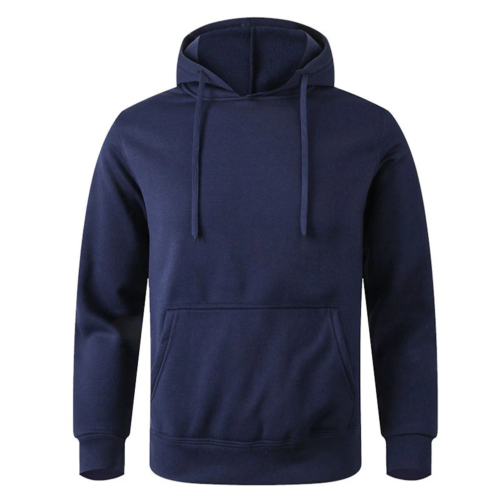 Basic hoodie met buidelzak - afbeelding 4