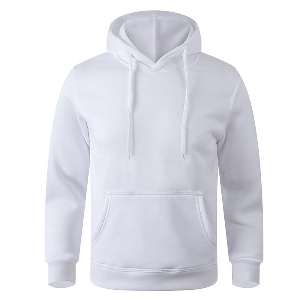 Basic hoodie met buidelzak - afbeelding 3