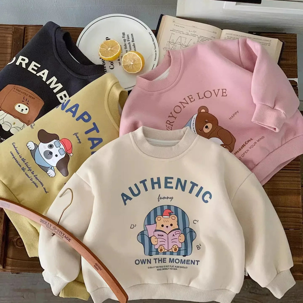 Kindersweater met teddyvoering - afbeelding 2