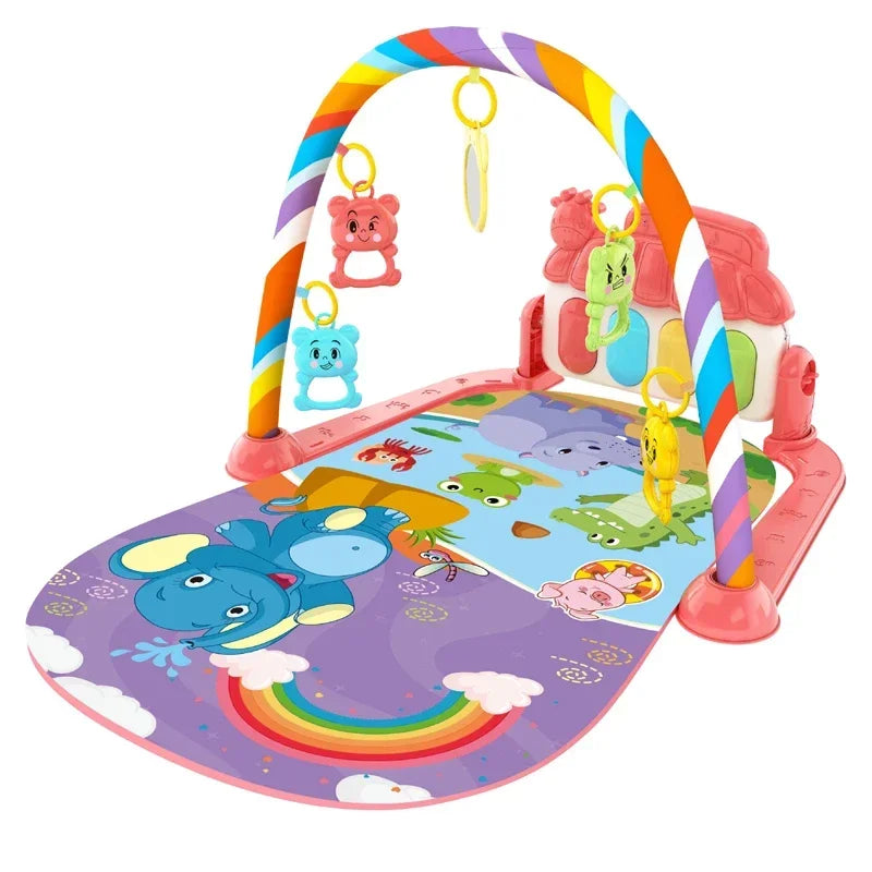Baby activity gym met muziekpiano en speelmat