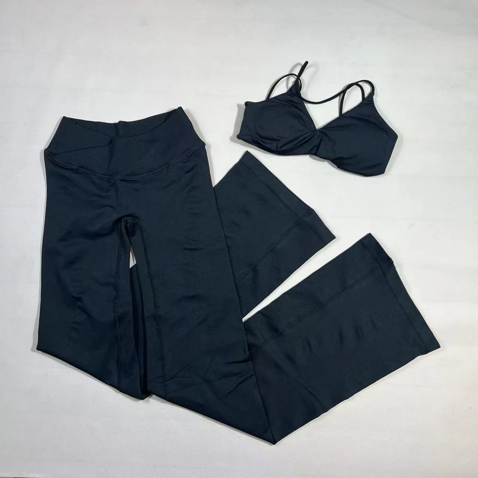 Naadloze yoga- en fitnessset.