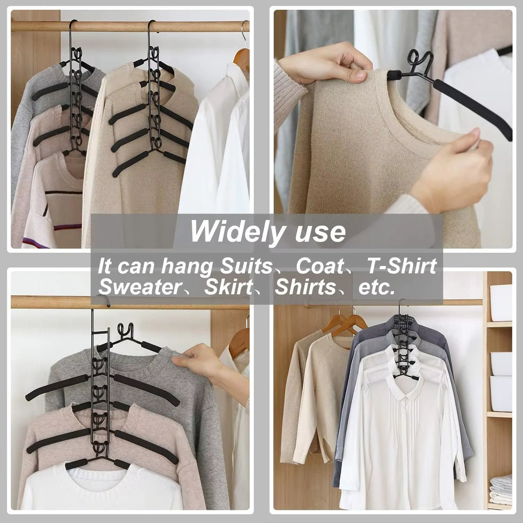 5-laags kledingdroogrek en garderobe organizer