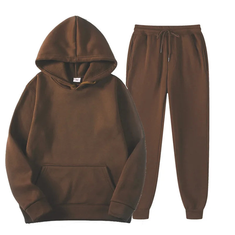 Basic joggingpak met capuchon - afbeelding 16