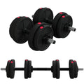 Verstelbare dumbbells met antislip handgrepen