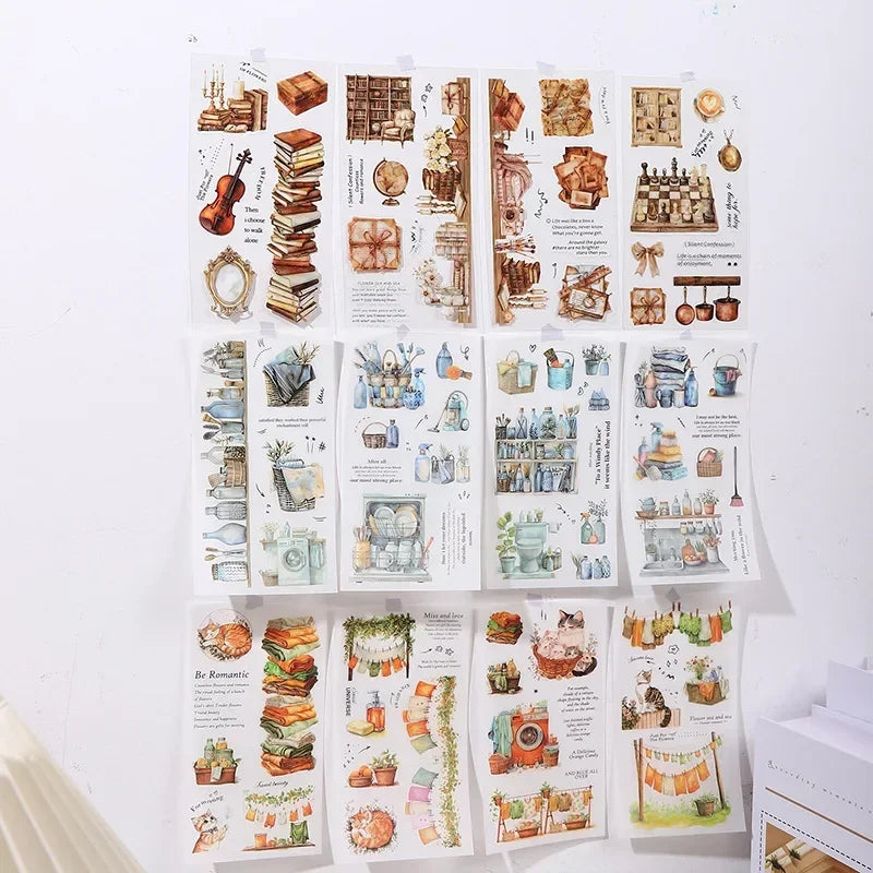 18 stijlvolle die-cut stickers