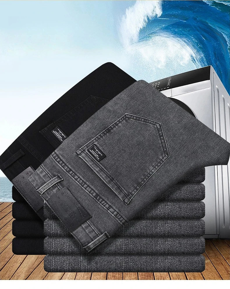 Rechte jeans met stretch - afbeelding 9