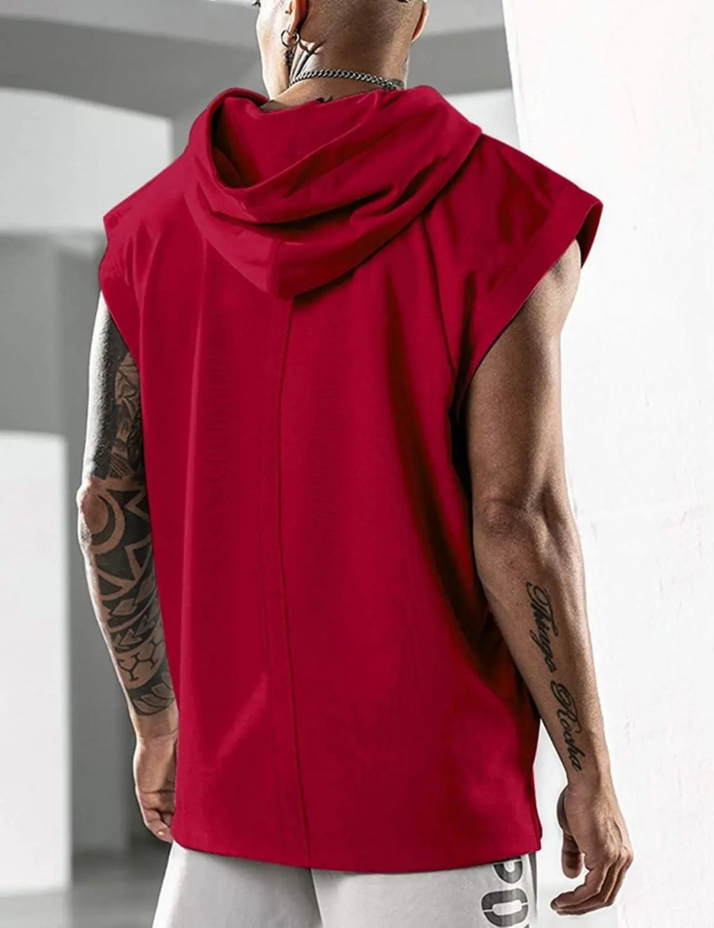 Mouwloze hoodie-tanktop - afbeelding 18